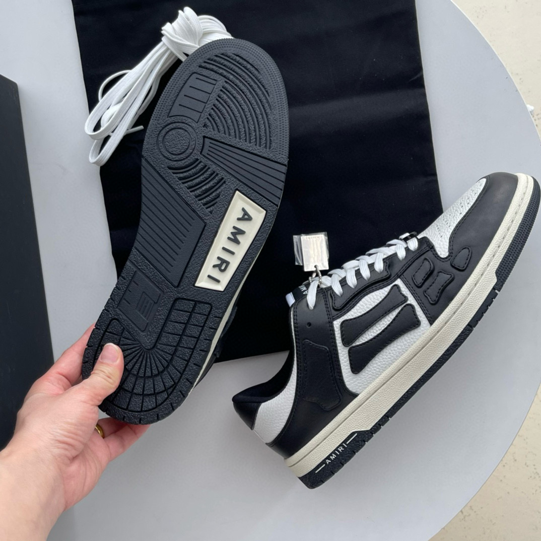 Amiri Skel Top Low Sneakers Black Amiri Skel Top Low Sneakers Black