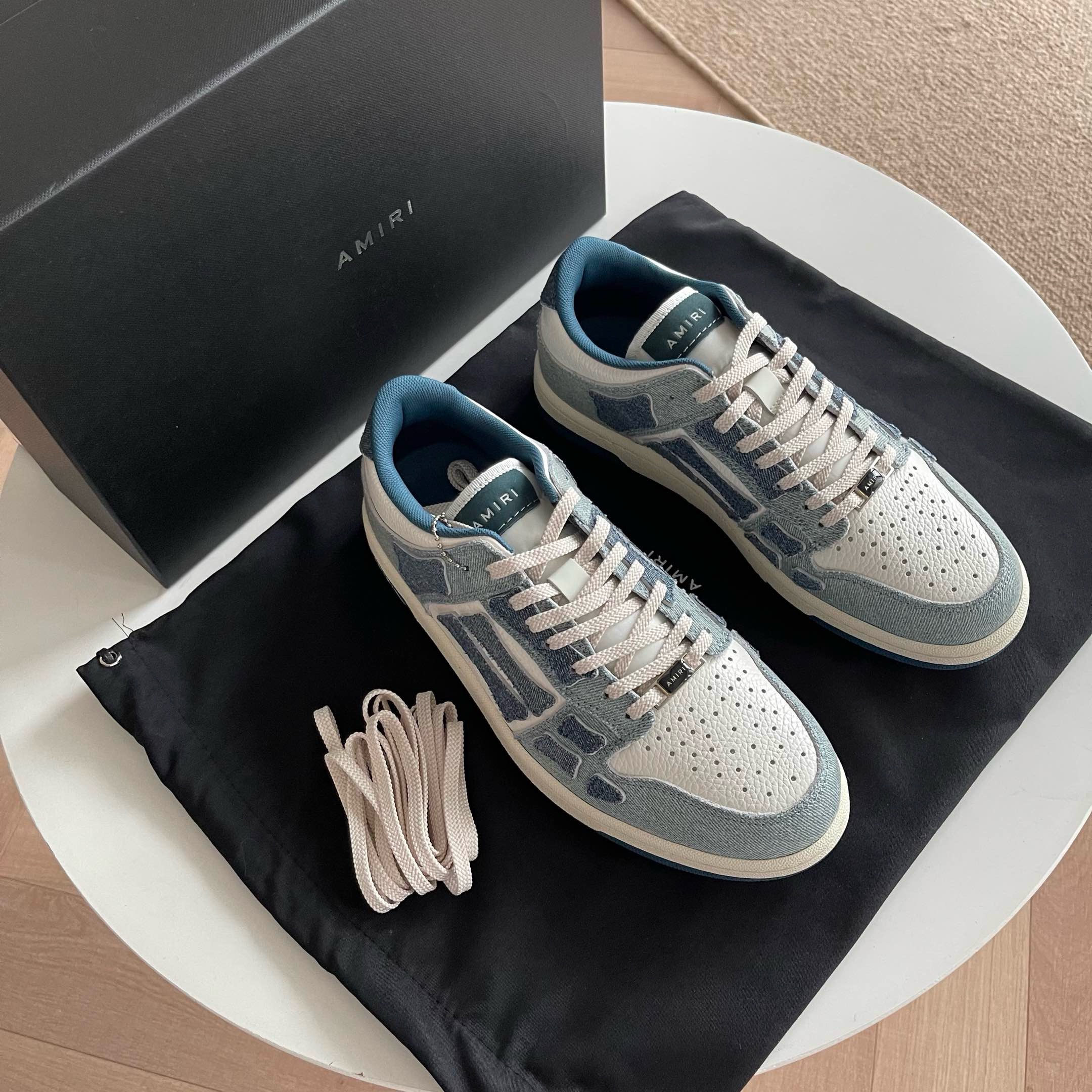 Amiri Skel Top Low Sneakers Blue jeans