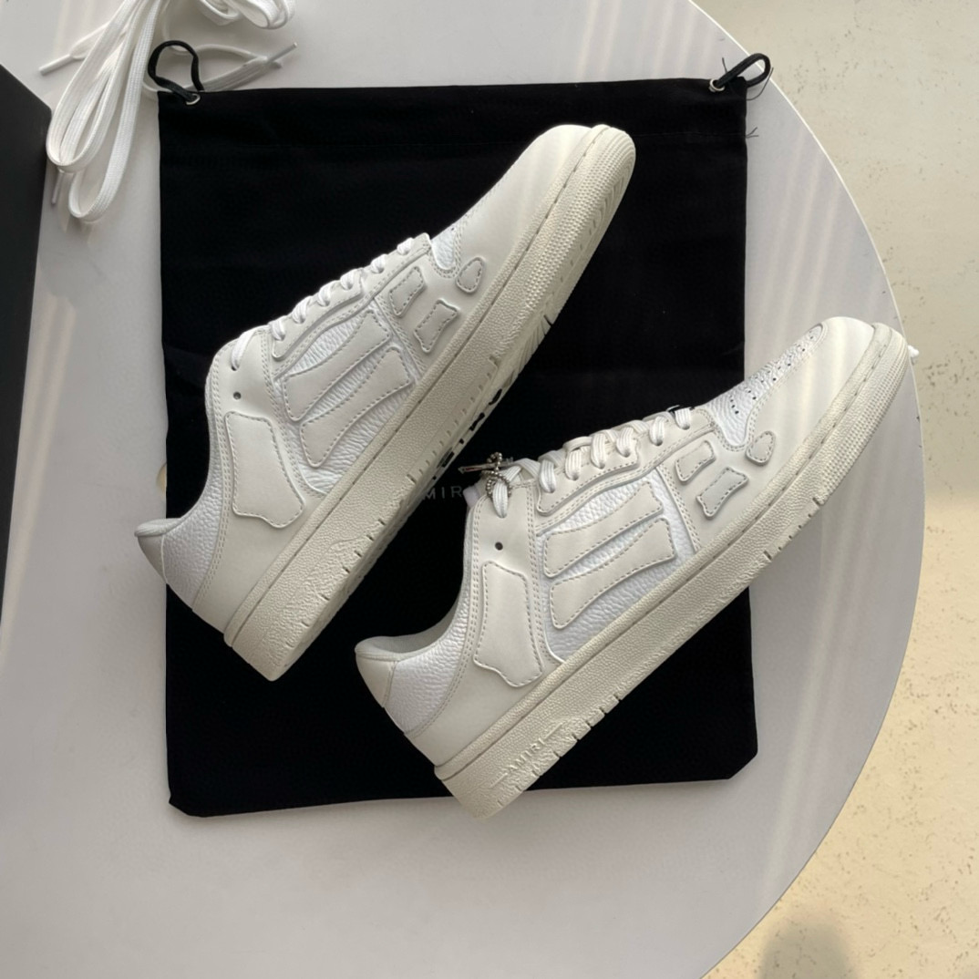 Amiri Skel Top Low Sneakers White Amiri Skel Top Low Sneakers White
