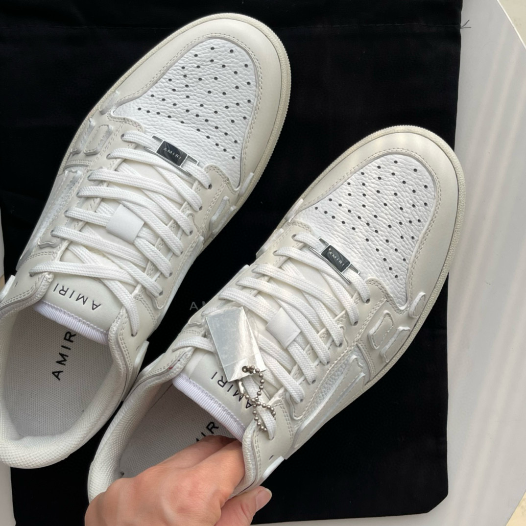 Amiri Skel Top Low Sneakers White