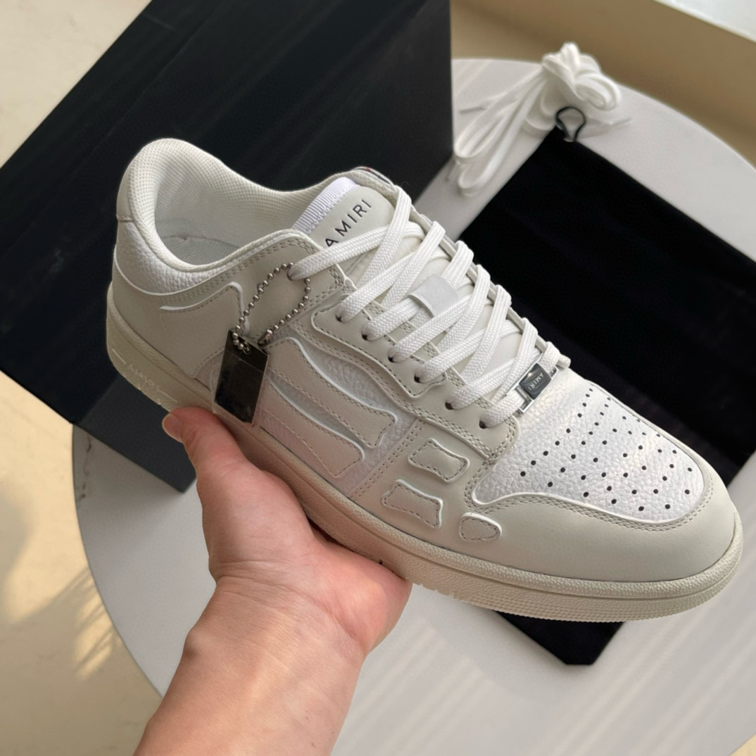 Amiri Skel Top Low Sneakers White Amiri Skel Top Low Sneakers White