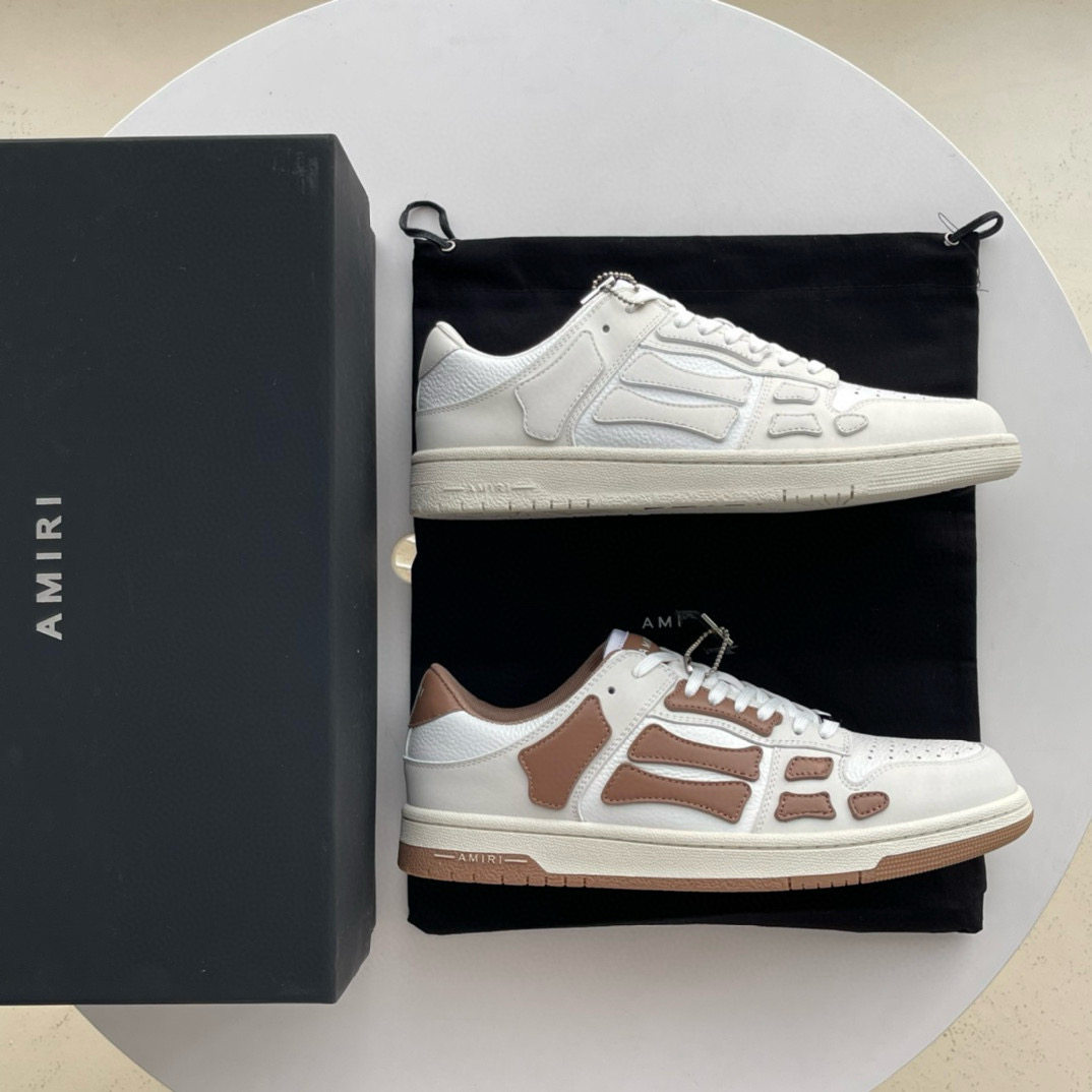 Amiri Skel Top Low Sneakers White Amiri Skel Top Low Sneakers White