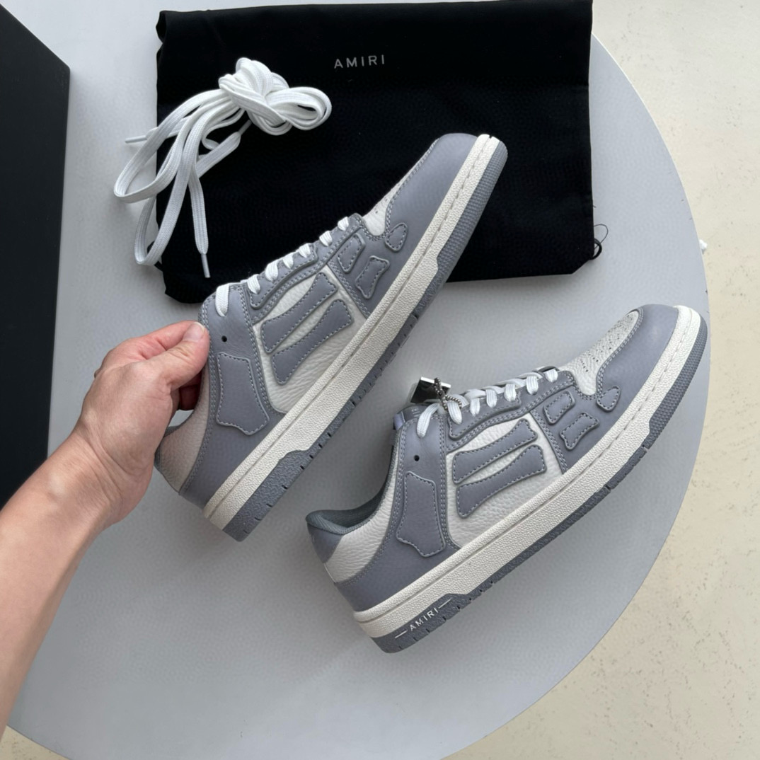 Amiri Skel Top Low Sneakers grey Amiri Skel Top Low Sneakers grey