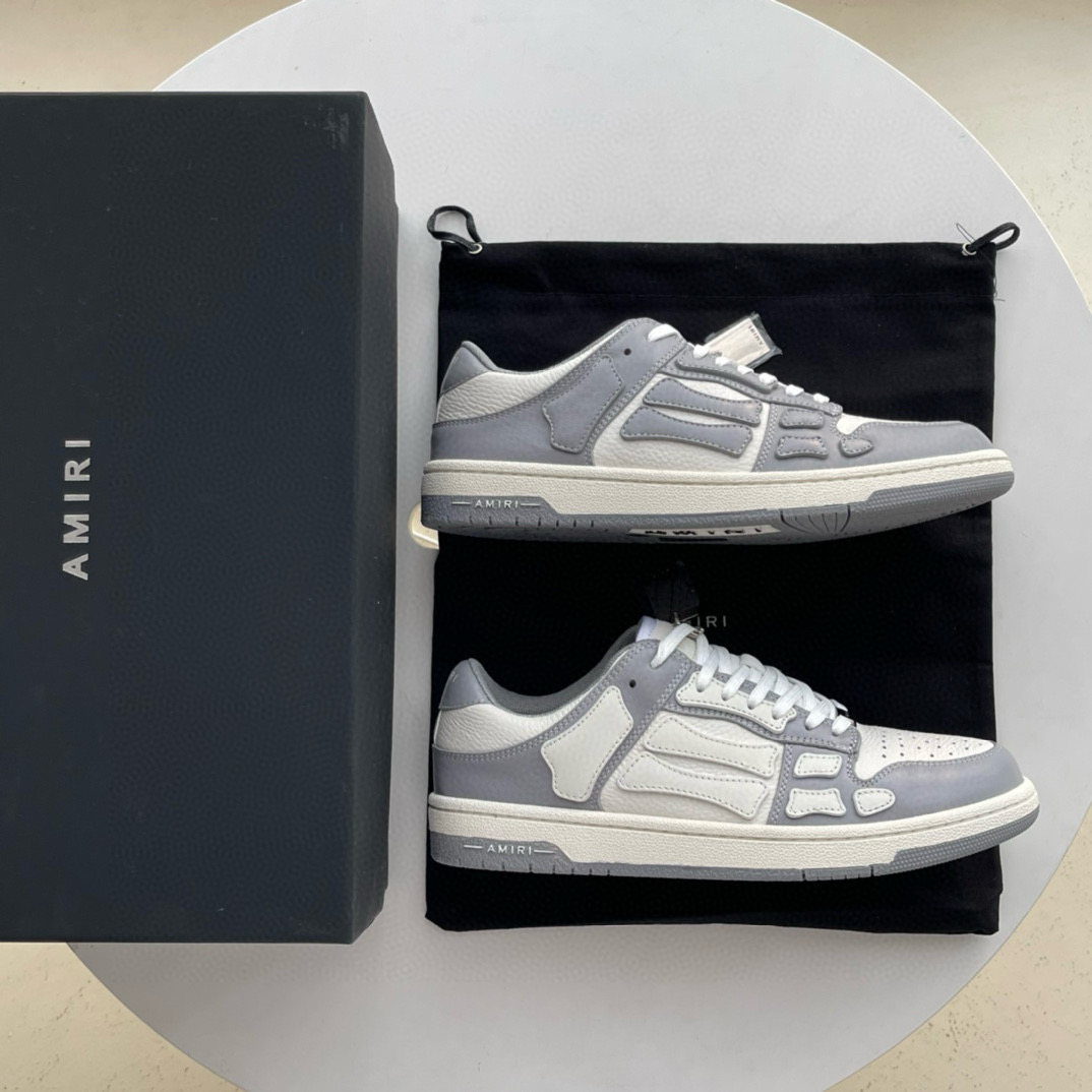 Amiri Skel Top Low Sneakers grey Amiri Skel Top Low Sneakers grey