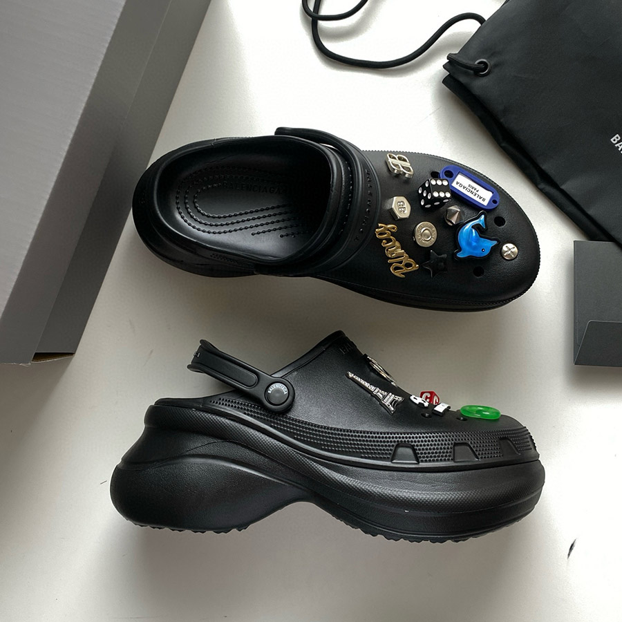 BALENCIAGA BB&CROCS HARDCROCS SANDALS