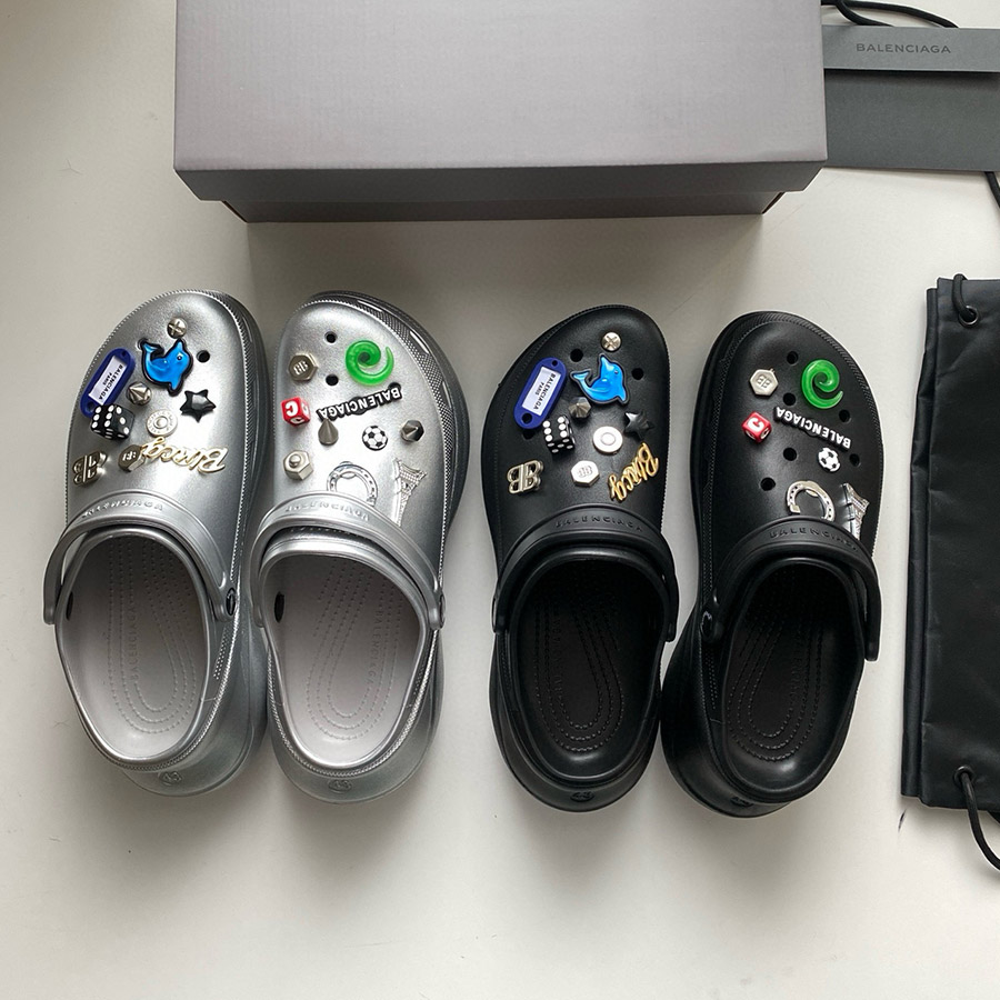 BALENCIAGA BB&CROCS HARDCROCS SANDALS