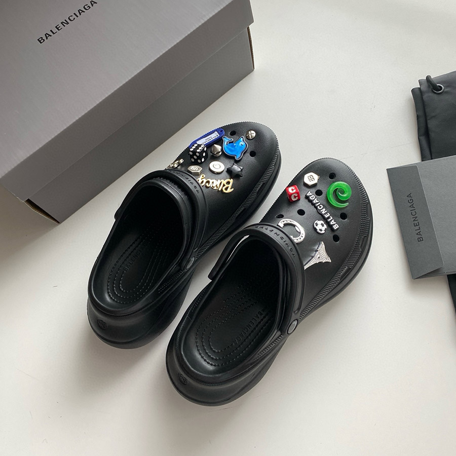 BALENCIAGA BB&CROCS HARDCROCS SANDALS