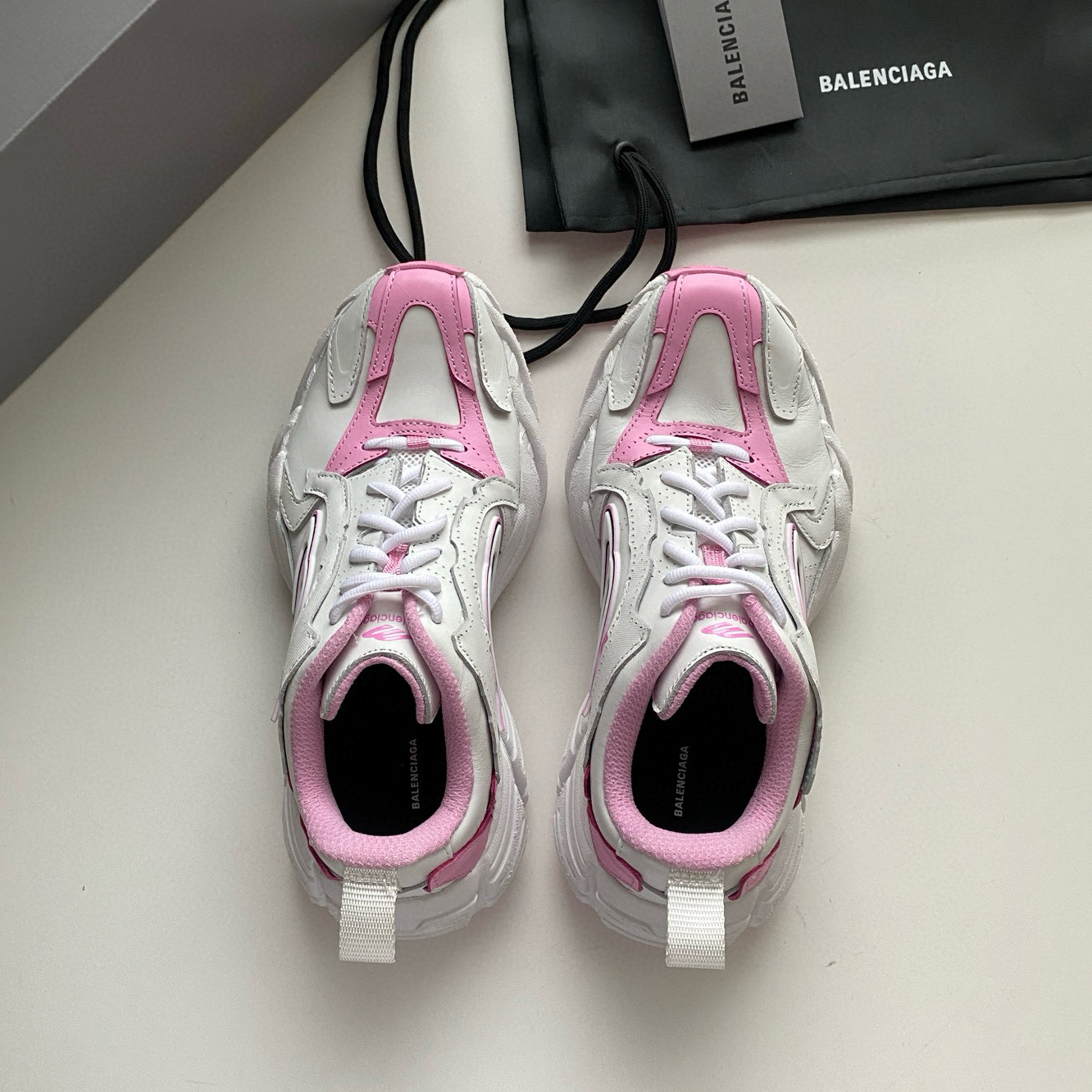 BALENCIAGA MONDAYHEEL SNEAKER PINK