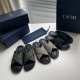 CHRISTIAN DIOR ALIAS OBLIQUE SANDALS BLACK CHRISTIAN DIOR ALIAS OBLIQUE SANDALS BLACK