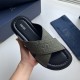 CHRISTIAN DIOR ALIAS OBLIQUE SANDALS OLIVE GREEN CHRISTIAN DIOR ALIAS OBLIQUE SANDALS OLIVE GREEN