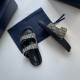 CHRISTIAN DIOR AQUA DIAMOND SANDALS GREY CHRISTIAN DIOR AQUA DIAMOND SANDALS GREY