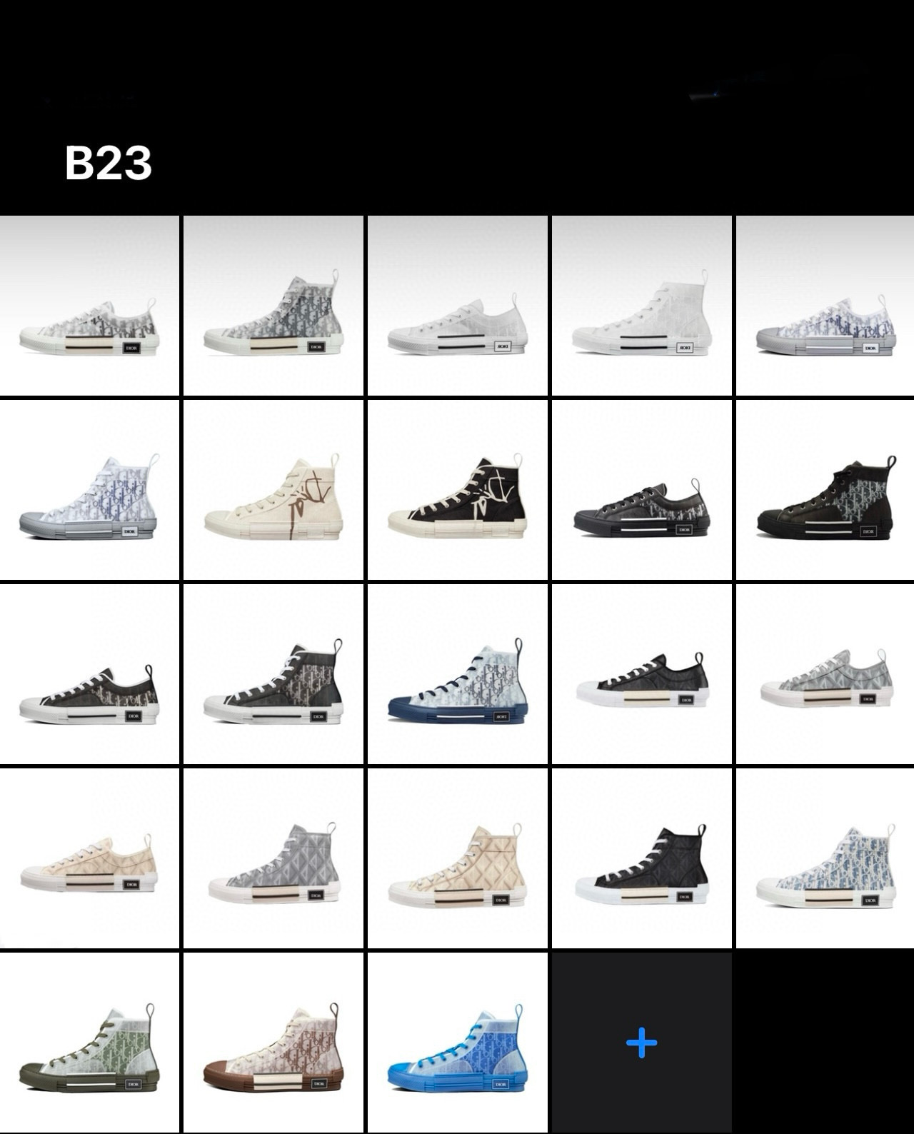 CHRISTIAN DIOR B23 League Low-Top Sneaker CHRISTIAN DIOR B23 League Low-Top Sneaker