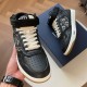 CHRISTIAN DIOR B27 High-Top Black Sneaker CHRISTIAN DIOR B27 High-Top Black Sneaker