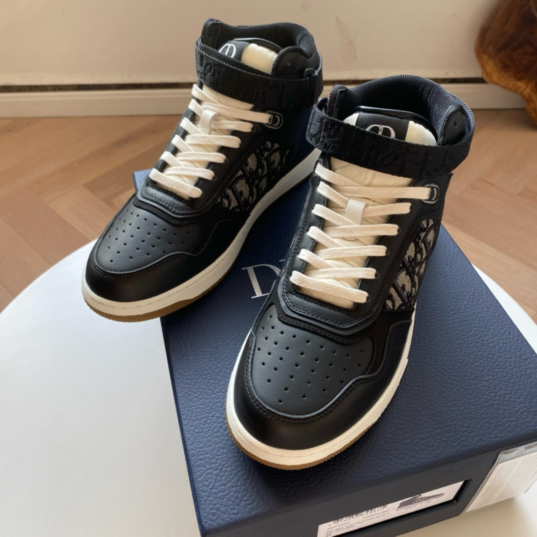 CHRISTIAN DIOR  B27 High-Top  Black  Sneaker  