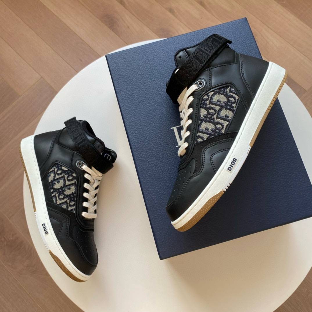 CHRISTIAN DIOR  B27 High-Top  Black  Sneaker  