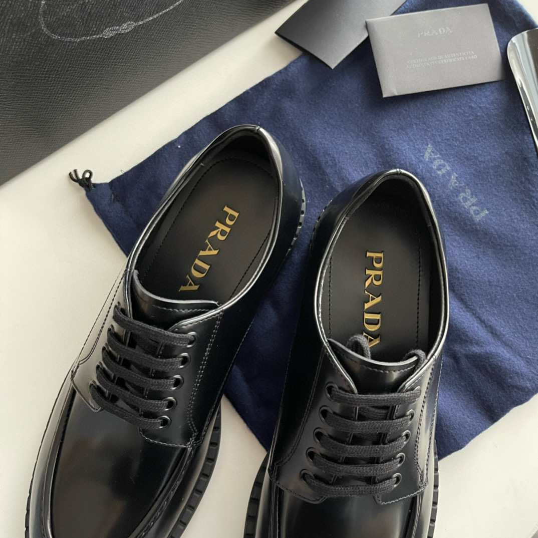 Prada Monolith Derby Shoes Prada Monolith Derby Shoes