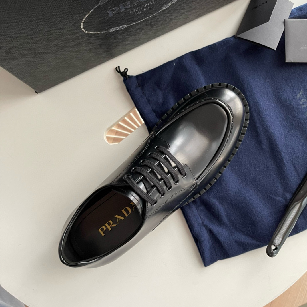 Prada Monolith Derby Shoes Prada Monolith Derby Shoes