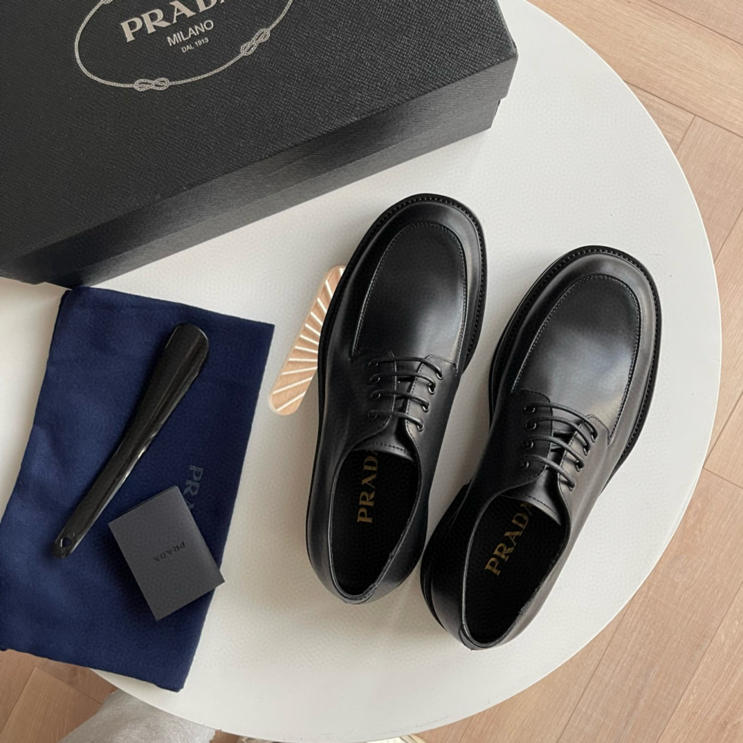 Prada Monolith Derby Shoes 