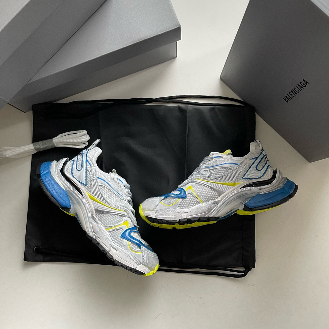 BALENCIAGA RUNNER GREY YELLOW BLUE BALENCIAGA RUNNER GREY YELLOW BLUE