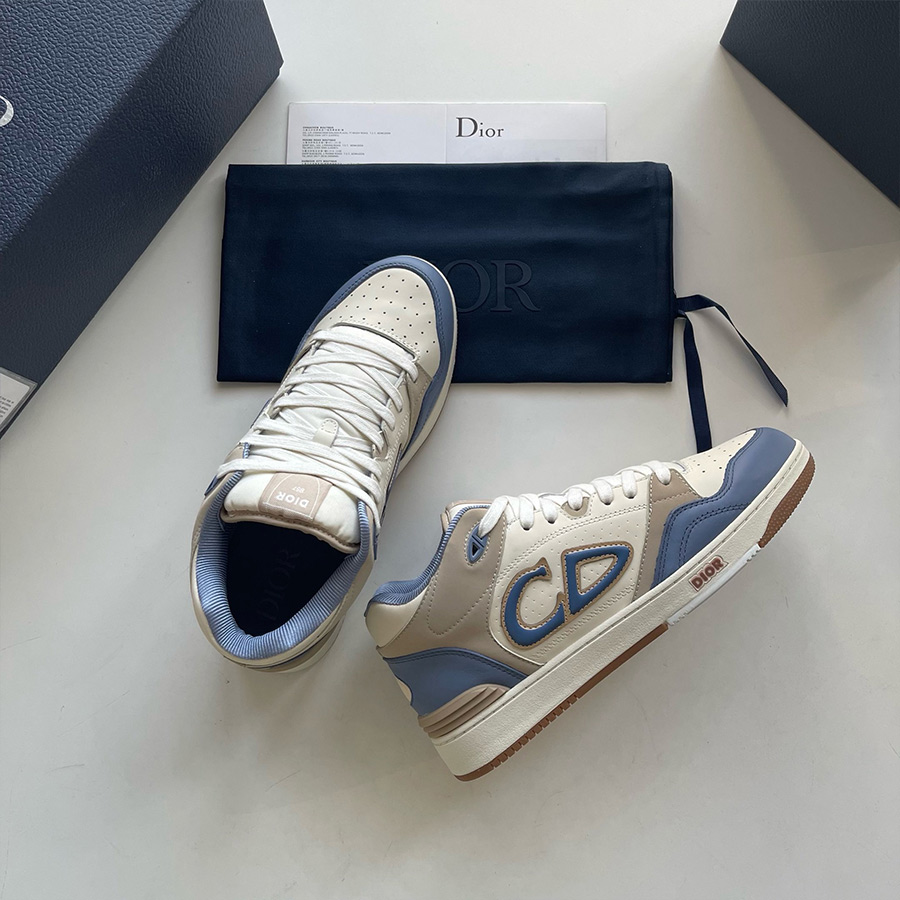 CHRISTIAN DIOR B57 SNEAKER WHITE GREY BLUE CHRISTIAN DIOR B57 SNEAKER WHITE GREY BLUE