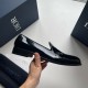CHRISTIAN DIOR TIMELESS OBLIQUE PATENT LEATHER DERBY SHOES 