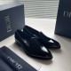 CHRISTIAN DIOR TIMELESS OBLIQUE PATENT LEATHER DERBY SHOES 