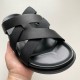 HERMÈS CLASSIC SANDALS BLACK HERMÈS CLASSIC SANDALS BLACK