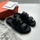 HERMÈS JACKSON KELLY LOCK SANDALS BLACK HERMÈS JACKSON KELLY LOCK SANDALS BLACK