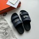 HERMÈS JACKSON KELLY LOCK SANDALS NAVY BLUEB HERMÈS JACKSON KELLY LOCK SANDALS NAVY BLUEB