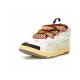 LANVIN Curb Leather Low-Top Sneakers