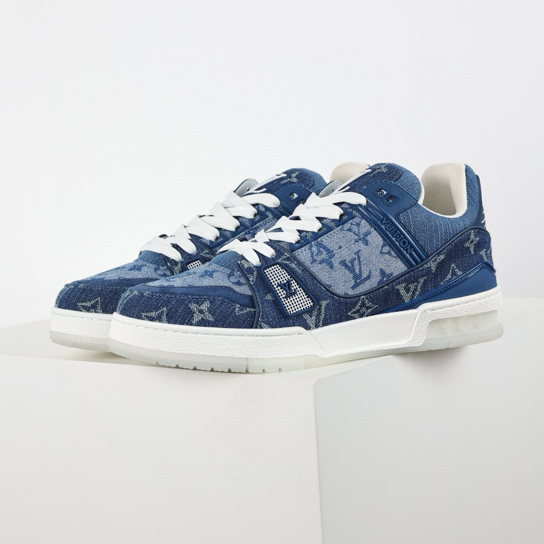 LOUIS VUITTON  LV Trainer jeans Sneaker