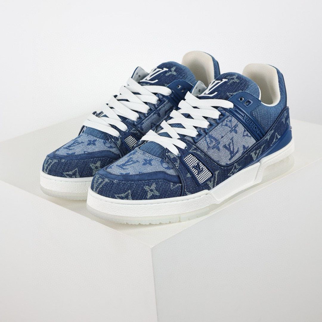 LOUIS VUITTON  LV Trainer jeans Sneaker