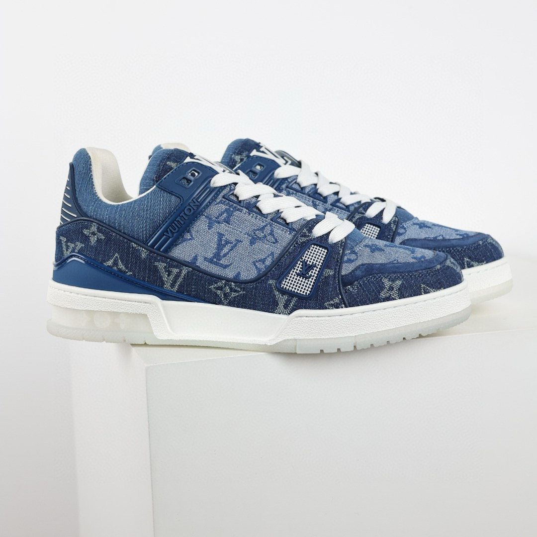 LOUIS VUITTON LV Trainer jeans Sneaker LOUIS VUITTON LV Trainer jeans Sneaker