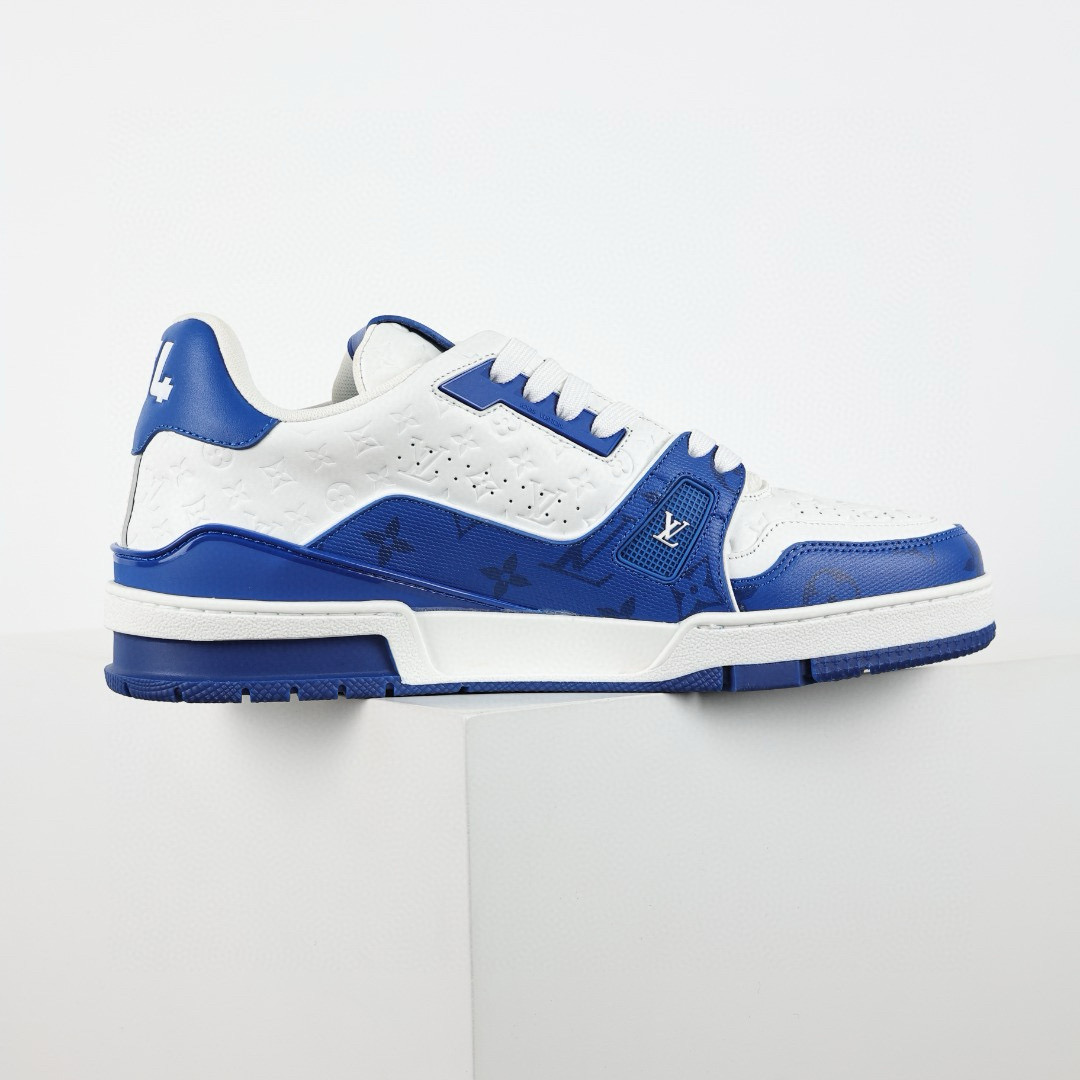 LOUIS VUITTON LV Trainer Sneaker blue LOUIS VUITTON LV Trainer Sneaker blue