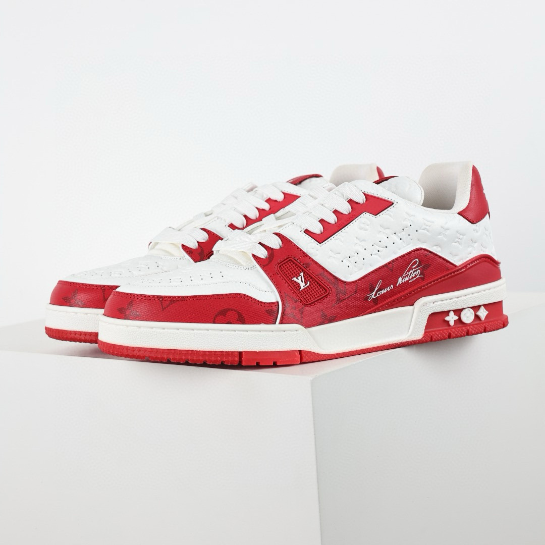 LOUIS VUITTON  LV Trainer Sneaker  red