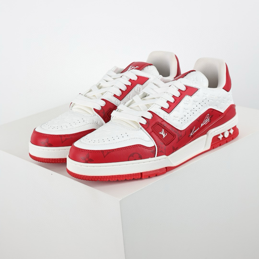 LOUIS VUITTON  LV Trainer Sneaker  red