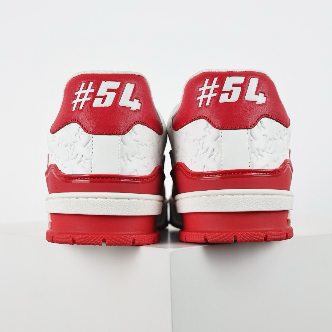 LOUIS VUITTON LV Trainer Sneaker red LOUIS VUITTON LV Trainer Sneaker red