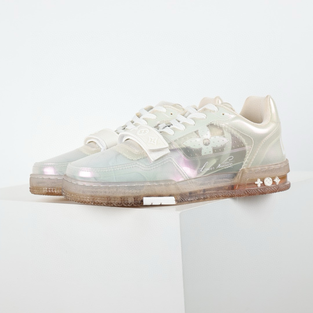 LOUIS VUITTON  LV Trainer Sneaker  Cristal 