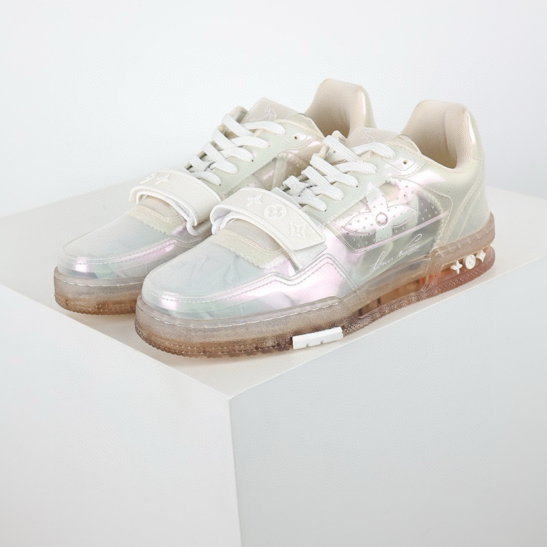 LOUIS VUITTON  LV Trainer Sneaker  Cristal 