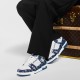 LOUIS VUITTON LV Trainer Sneaker blue jeans LOUIS VUITTON LV Trainer Sneaker blue jeans