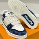 LOUIS VUITTON LV Trainer Sneaker blue jeans LOUIS VUITTON LV Trainer Sneaker blue jeans
