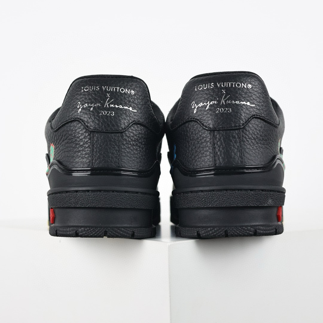 LOUIS VUITTON X Yayoi Kusama LV Trainer Sneaker Black LOUIS VUITTON X Yayoi Kusama LV Trainer Sneaker Black