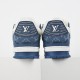 LOUIS VUITTON LV Trainer Sneaker blue jeans LOUIS VUITTON LV Trainer Sneaker blue jeans
