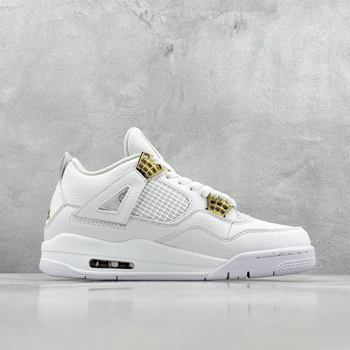 NIKE AIR JORDAN 4 WHITE GOLD AJ4