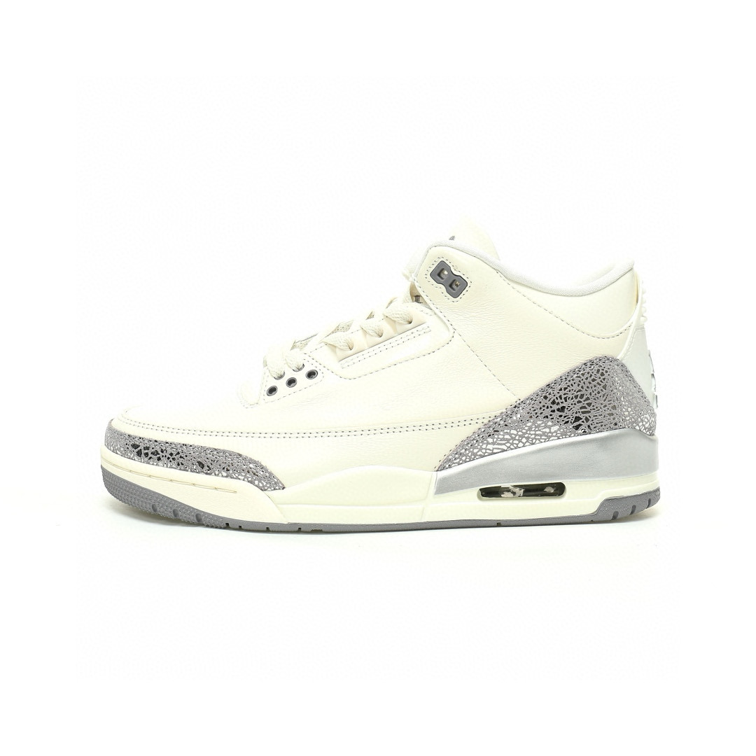 Nike Air Jordan 3 OG SP"Sail Metallic Sliver" AJ3 Nike Air Jordan 3 OG SP"Sail Metallic Sliver" AJ3