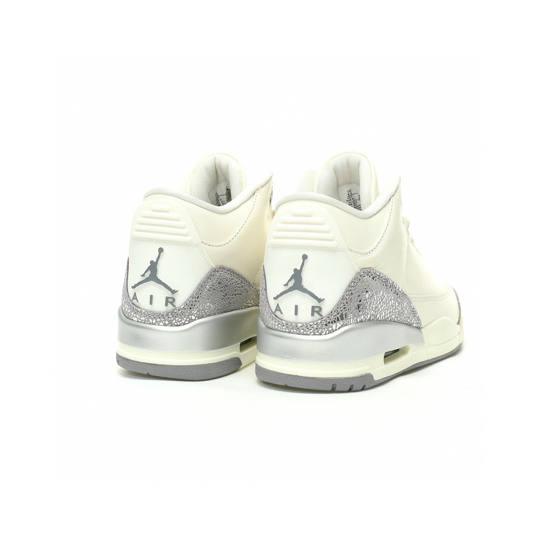 Nike Air Jordan 3 OG SP"Sail Metallic Sliver" AJ3 Nike Air Jordan 3 OG SP"Sail Metallic Sliver" AJ3