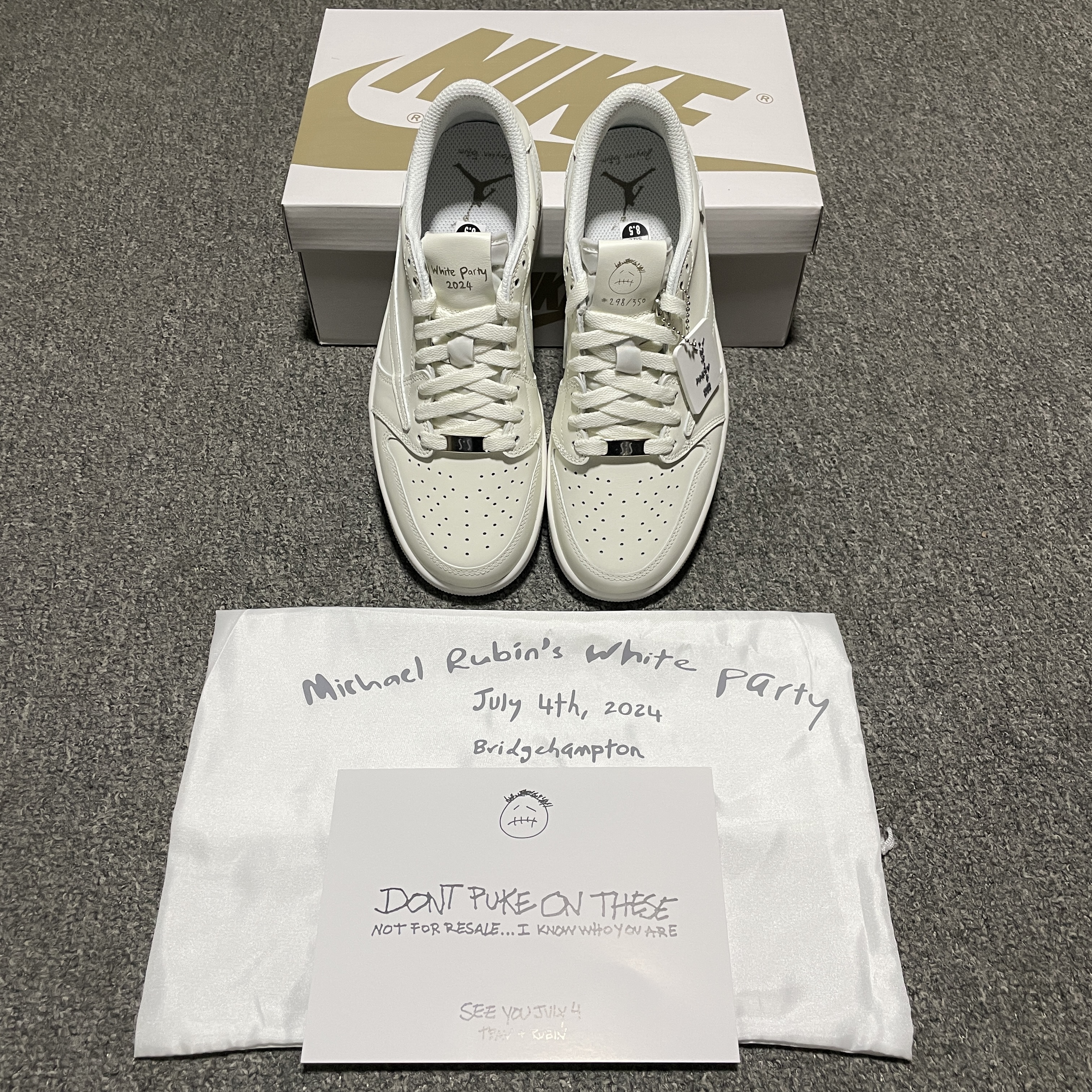Travis Scott x Air Jordan 1 White Party Travis Scott x Air Jordan 1 White Party