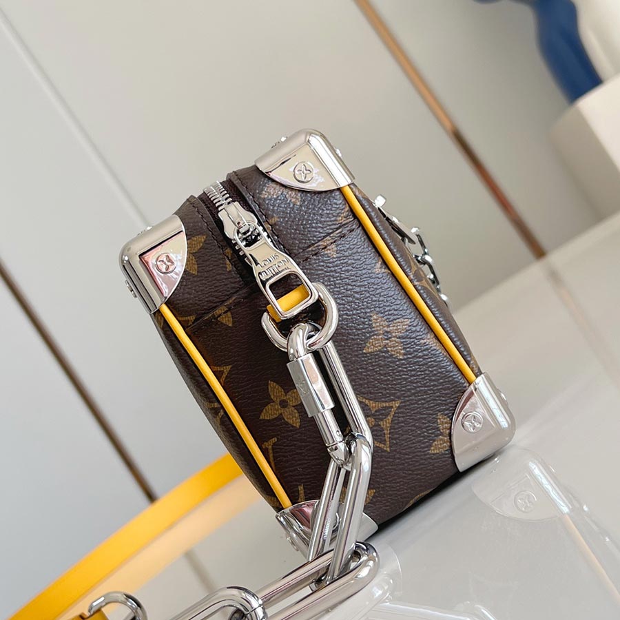 Louis Vuitton  Mini Soft Trunk  Monogram Macassar