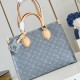 Louis Vuitton Monogram Denim OnTheGo MM Louis Vuitton Monogram Denim OnTheGo MM