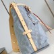 LOUIS VUITTON CarryAll Monogram Denim LOUIS VUITTON CarryAll Monogram Denim